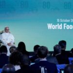 Pope Leo XIV speaks at FAO’s ceremony for World Food