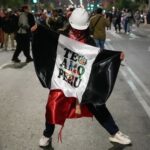 Protest against crime and corruption, in Lima