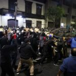 Protest against crime and corruption, in Lima