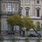 Reports of a robbery at the Louvre museum, in Paris