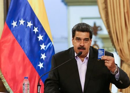 FILE PHOTO: Venezuela's President Nicolas Maduro speaks during a meeting