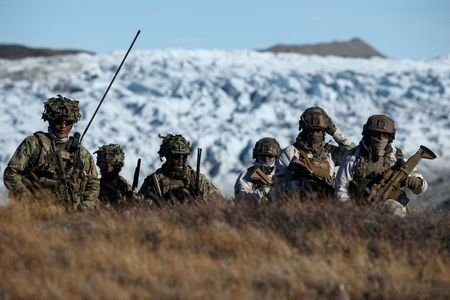 FILE PHOTO: Military drills in Greenland