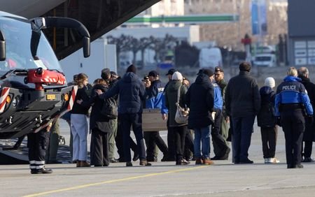 Bodies of five Italian students who died in Swiss blaze