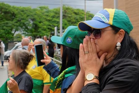 Brazil's former President Bolsonaro arrives at the hospital for exams