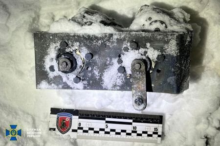 A part of Russian nuclear-capable hypersonic Oreshnik missile system at