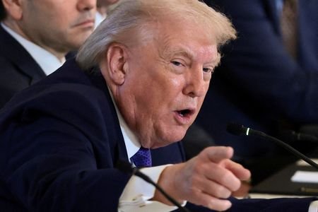 FILE PHOTO: U.S. President Donald Trump at the White House