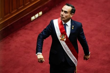 Jose Jeri is sworn in as Peru's new president, after