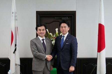 Japan's Defense Minister Shinjiro Koizumi meets South Korea's Defense Minister