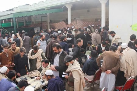 Residents from Tirah valley, who fled a remote mountainous region