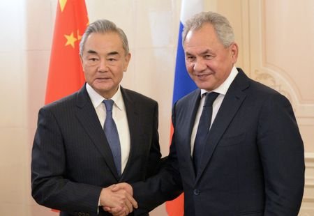 Russian Security Council's Secretary Sergei Shoigu meets with China's Foreign