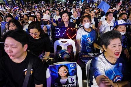 Thailand's Bhumjaithai party campaign ahead of Thailand's general election in