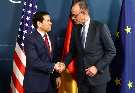 German Chancellor Merz meets U.S. Secretary of State Rubio during