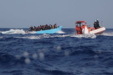 FILE PHOTO: Sea-Watch 5 migrant search and rescue ship rescues