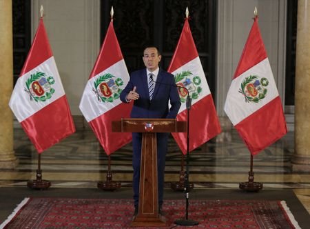 Peru's President holds a press conference after facing congressional oversight