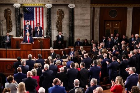 U.S. President Donald Trump delivers the State of the Union