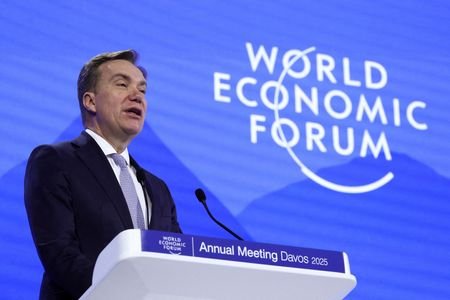 FILE PHOTO: 55th annual World Economic Forum (WEF) meeting in