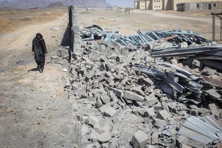 Aftermath of airstrikes amid Afghanistan-Pakistan conflict, in Kandahar
