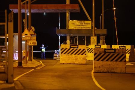 Entrance to the RAF Akrotiri, a British sovereign base in