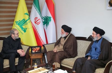 FILE PHOTO: Mojtaba Khamenei visits Hezbollah's office in Tehran