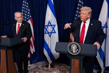 U.S. President Trump meets Israeli PM Netanyahu at Trump’s Mar-a-Lago