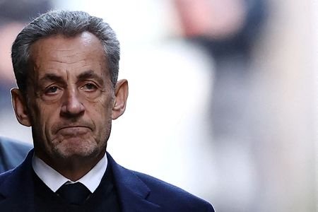 FILE PHOTO: Former French President Sarkozy goes to jail to