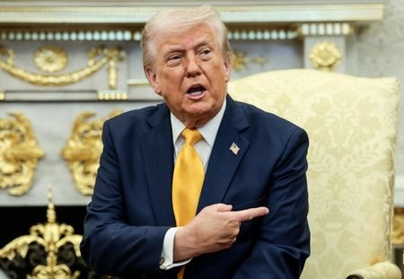 U.S. President Trump meets with Japanese PM Takaichi at the