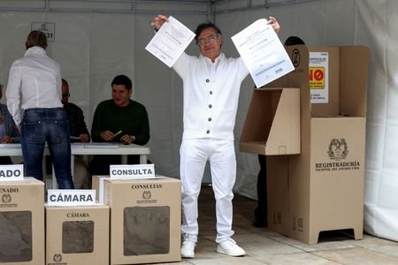 Elections and party primaries for presidential race, in Bogota