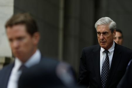 Former Special Counsel Robert Mueller departs from the U.S. Capitol