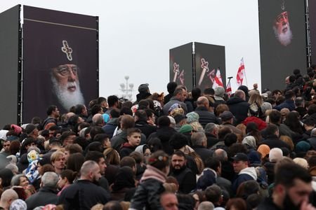 Funeral service for the late Catholicos-Patriarch of Georgia Ilia II in