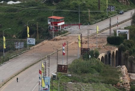 Israeli strike on a bridge, following an escalation between Hezbollah