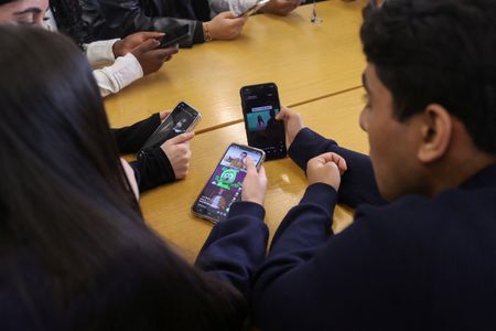 Students from Wimbledon talk to Reuters about their thoughts on