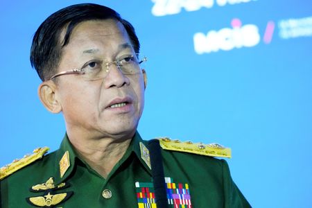 FILE PHOTO: Commander-in-Chief of Myanmar's armed forces, Senior General Min