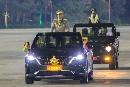 Military parade commemorating the 81st Armed Forces Day in Naypyidaw