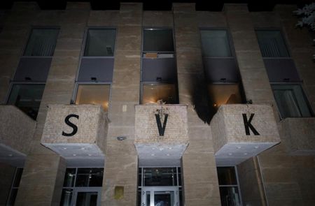 Handout image shows shows the facade of the Russian cultural