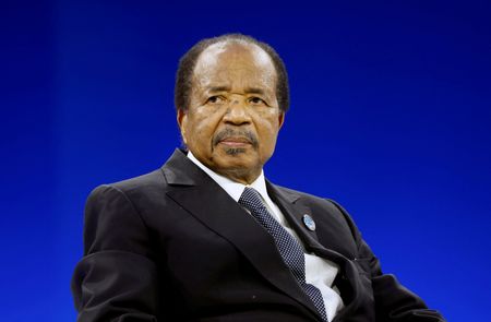 FILE PHOTO: Cameroon President Paul Biya attends the Paris Peace