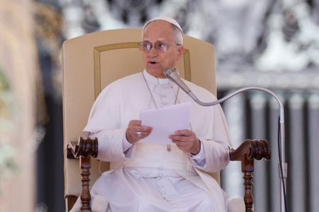 Pope Leo XIV holds the weekly general audience in Saint