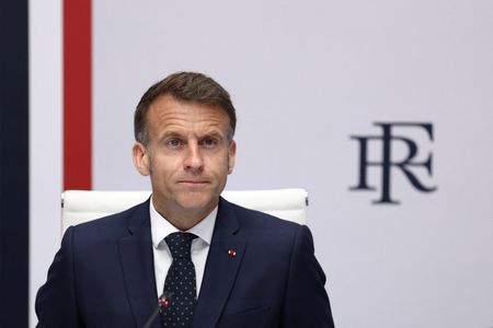 French President Macron holds a defence council meeting, in Paris