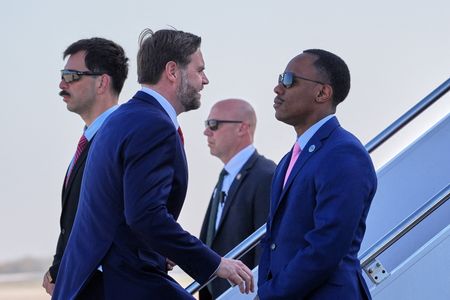 U.S. Vice President JD Vance boards Air Force Two for