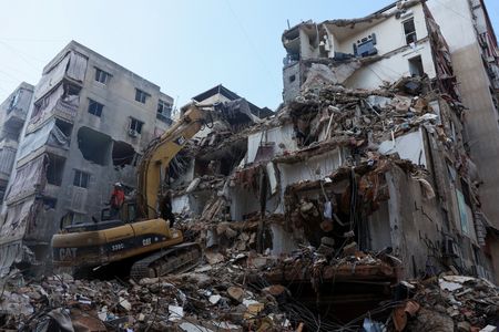 Aftermath of an Israeli strike carried out on Wednesday, in