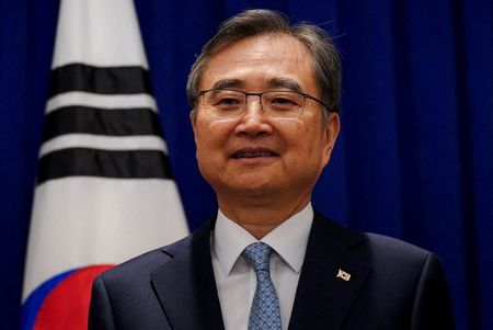 South Korean Foreign Minister Cho Hyun arrives for a meeting
