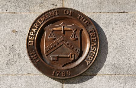 The U.S Treasury building in Washington.