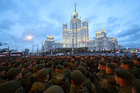 Russia to mark war anniversary with parade, but no equipment