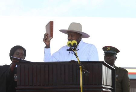 Uganda’s Museveni sworn in for another term