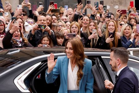 Britain's Catherine, Princess of Wales, visits Reggio Emilia in Italy