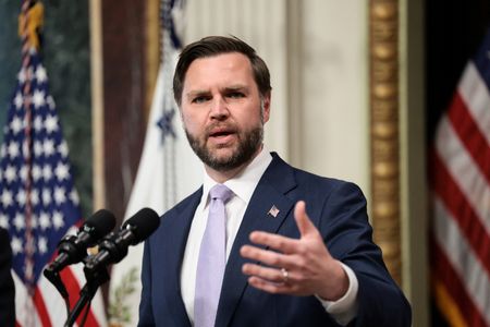 U.S. Vice President JD Vance holds a press conference to