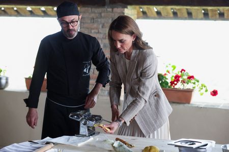 Britain's Kate, Princess of Wales visits Italy
