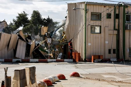 FILE PHOTO: Israeli forces dismantle UNWRA’s Jerusalem headquarters in East