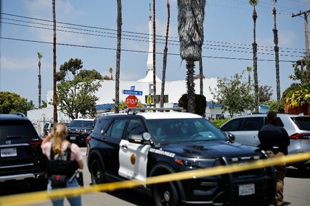 Scene of a reported active shooter situation at the Islamic