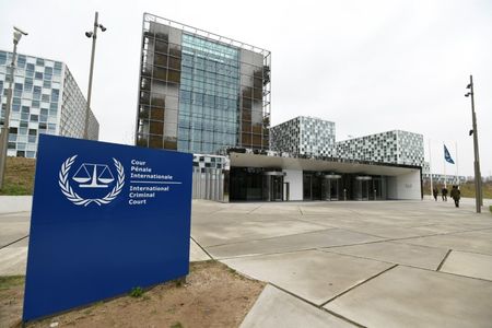The International Criminal Court building is seen in The Hague