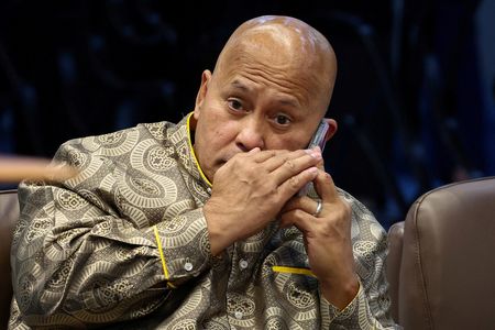 FILE PHOTO: Philippine Senate hold senator and drug war enforcer